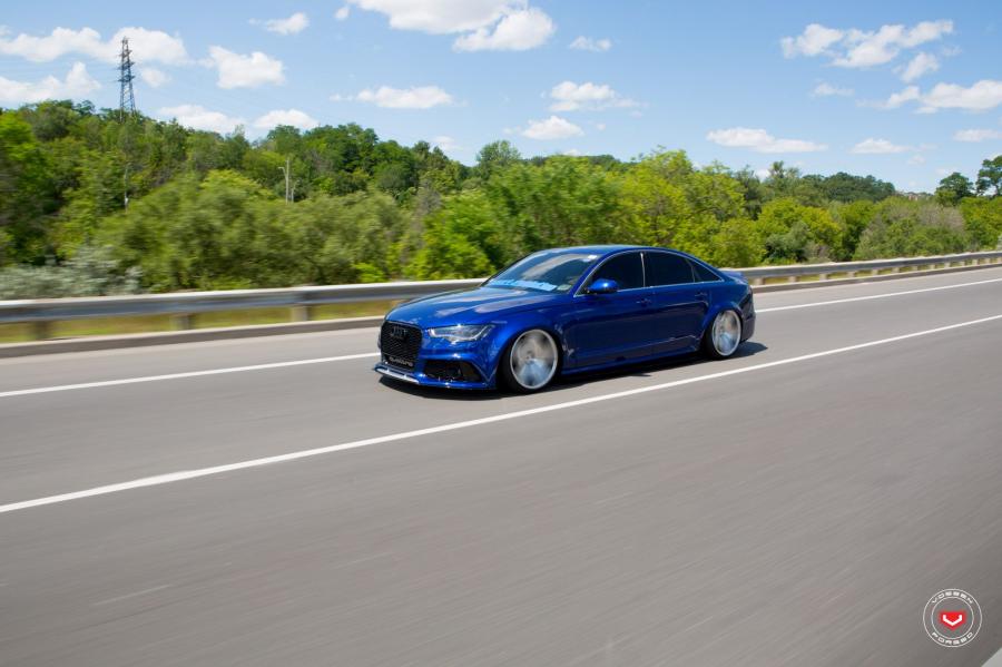  Audi A6 Sedan on Vossen Wheels (VPS-318) (4G, C7) 2016 года  (фото 32 из 59)